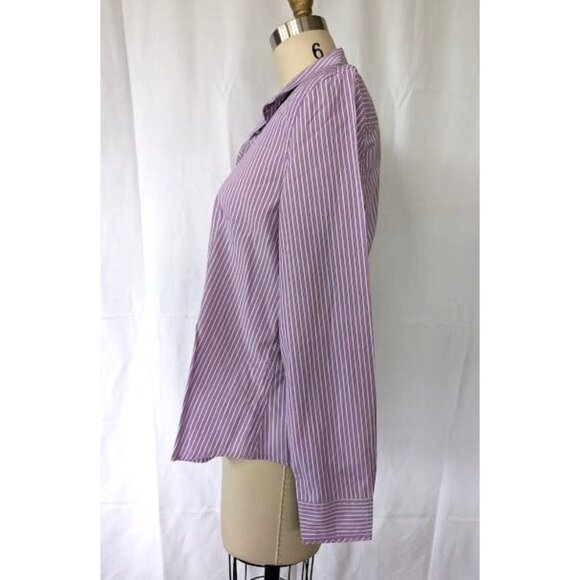 Talbots‎ Haberdashery Shirt Women's Button Down Long Sleeve Size 10 Tailored - Picture 2 of 6